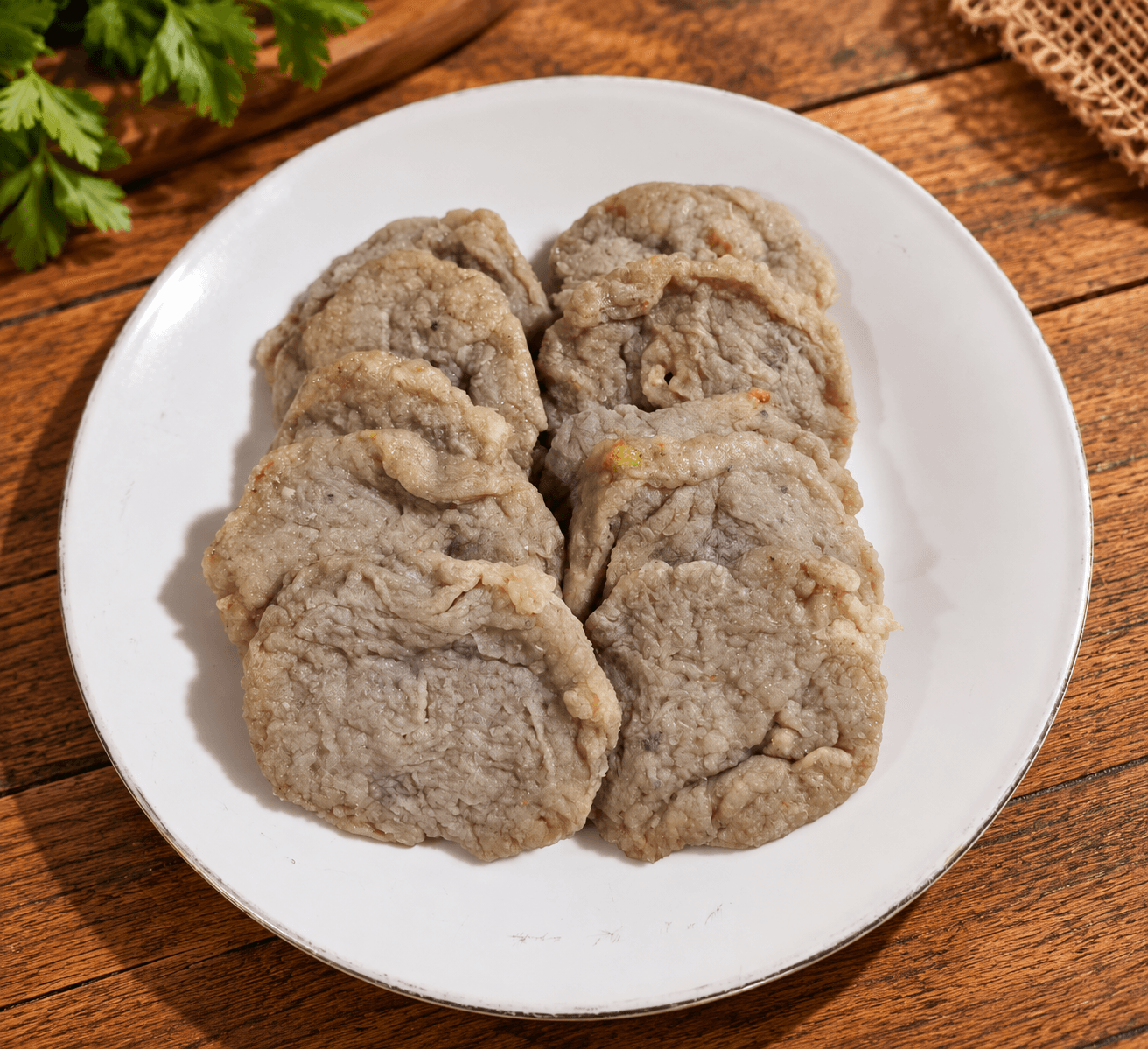 Pempek bentuk kulit